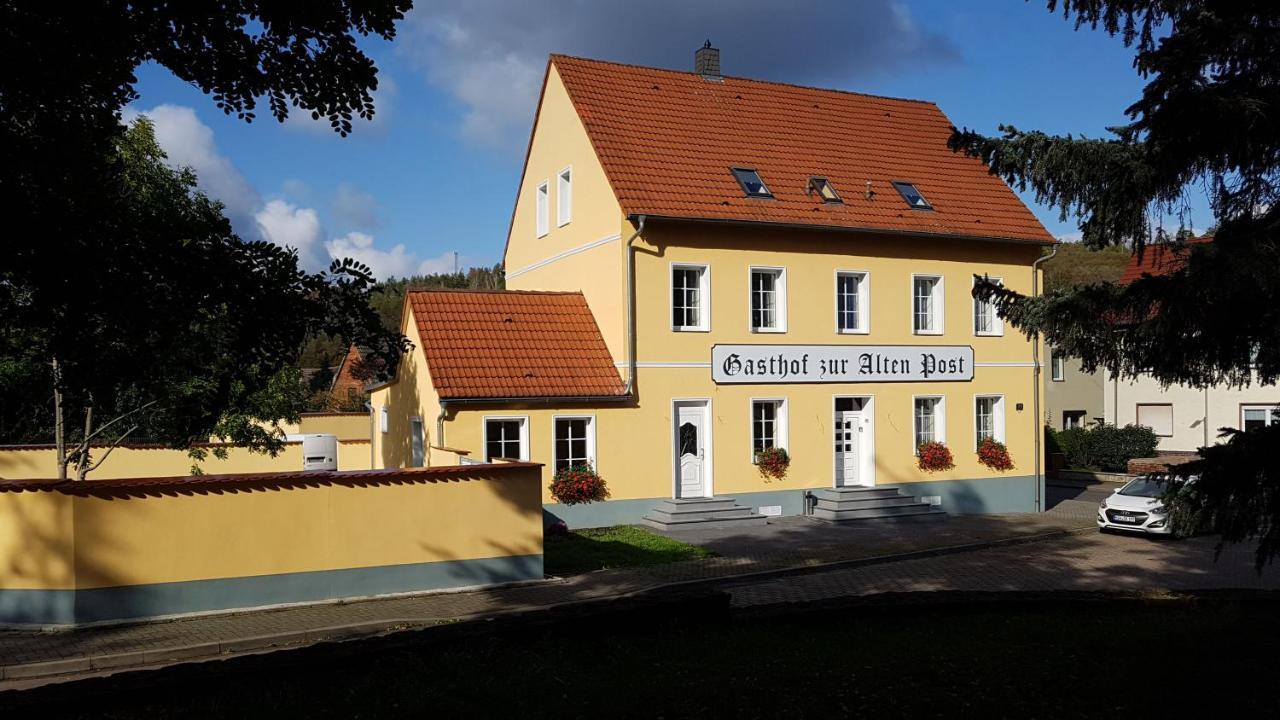 Gasthof Zur Alten Post Wimmelburg 外观 照片